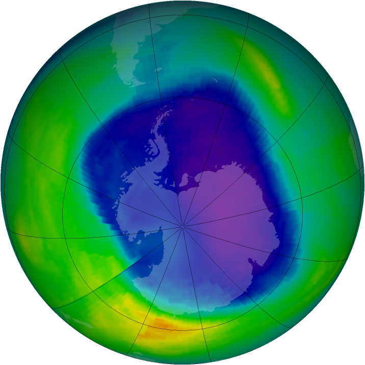 Ozone Map 1994-09-17